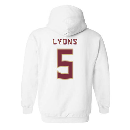 FSU - NCAA Football : Daniel Lyons - Replica Shersey Hooded Sweatshirt-1