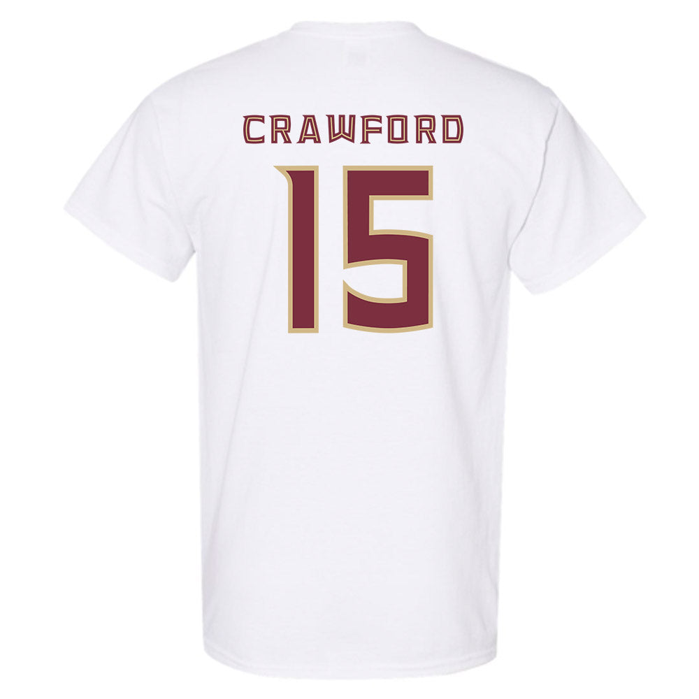 FSU - NCAA Men's Basketball : Jalen Crawford - Replica Shersey T-Shirt-1