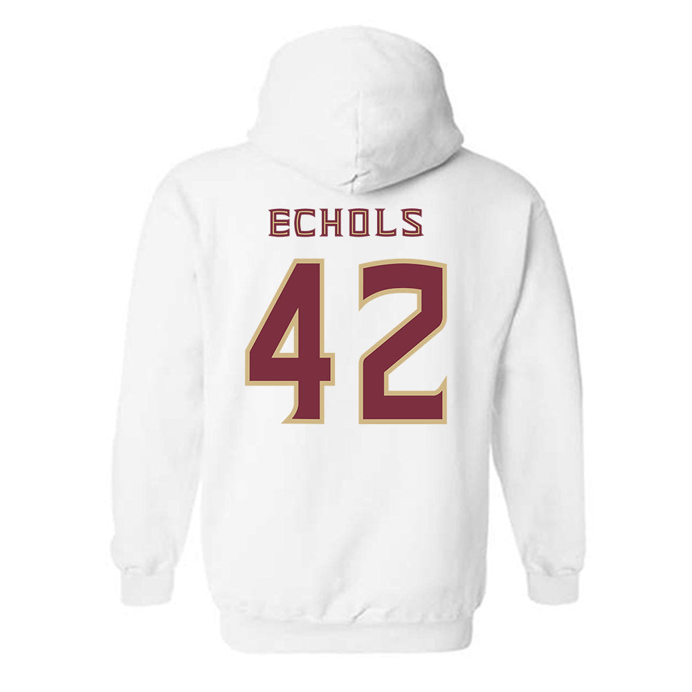FSU - NCAA Baseball : Jacob Echols - Replica Shersey Hooded Sweatshirt-1