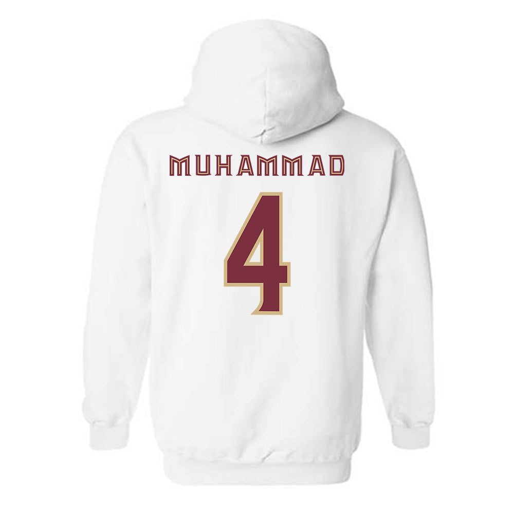 FSU - NCAA Men's Basketball : Shahid Muhammad - Replica Shersey Hooded Sweatshirt-1
