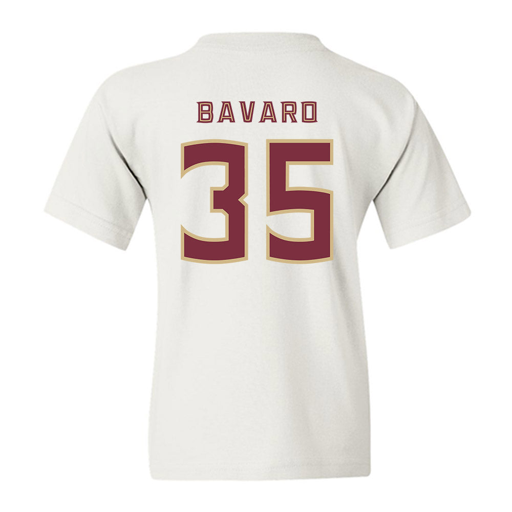 FSU - NCAA Baseball : Will Bavaro - Replica Shersey Youth T-Shirt-1