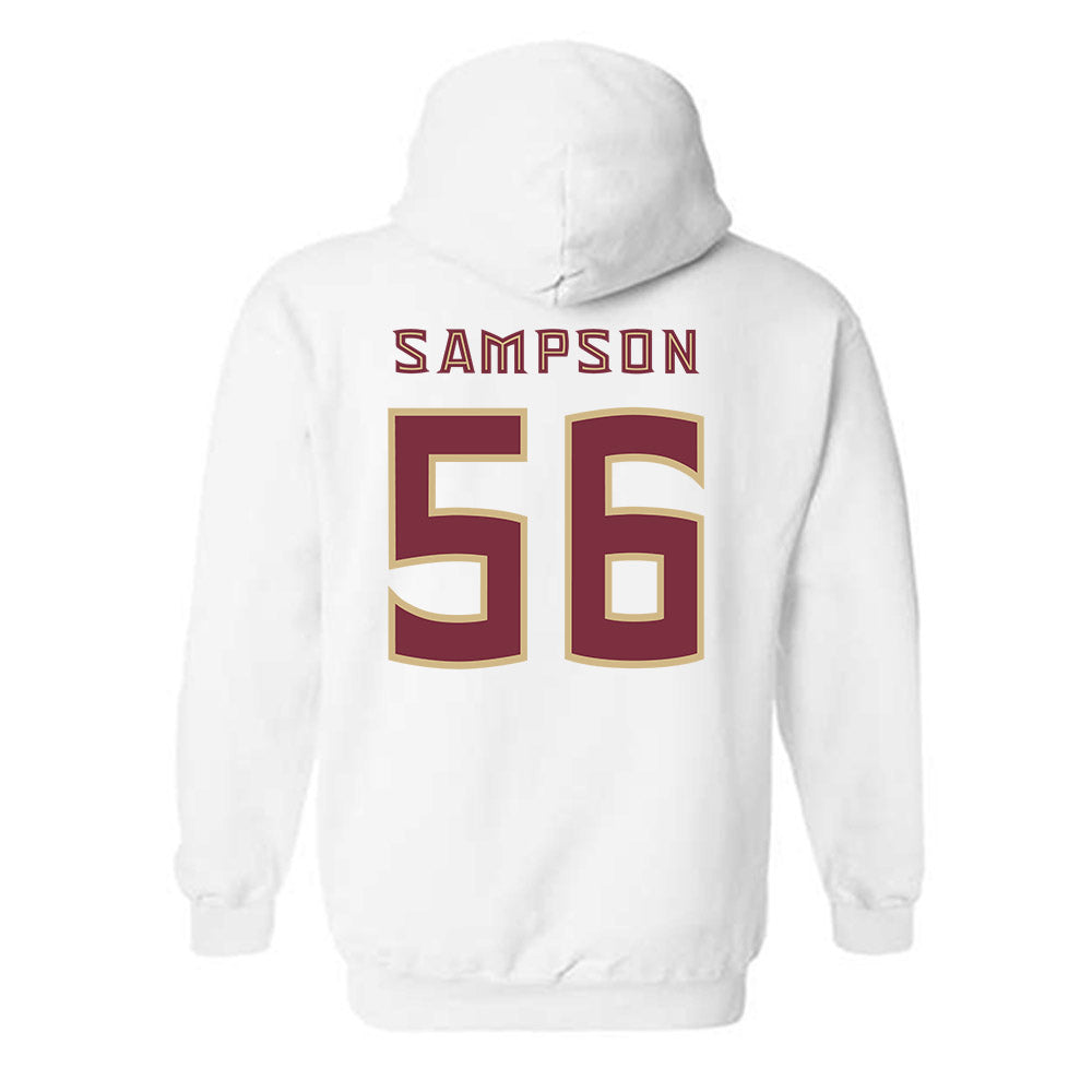 FSU - NCAA Football : KJ Sampson - Replica Shersey Hooded Sweatshirt