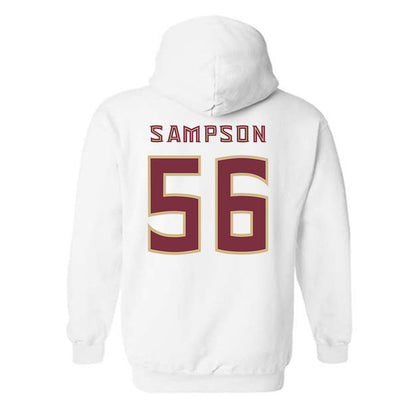 FSU - NCAA Football : KJ Sampson - Replica Shersey Hooded Sweatshirt