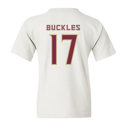 FSU - NCAA Baseball : Charlie Buckles - Replica Shersey Youth T-Shirt-1