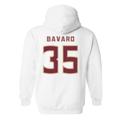 FSU - NCAA Baseball : Will Bavaro - Replica Shersey Hooded Sweatshirt-1