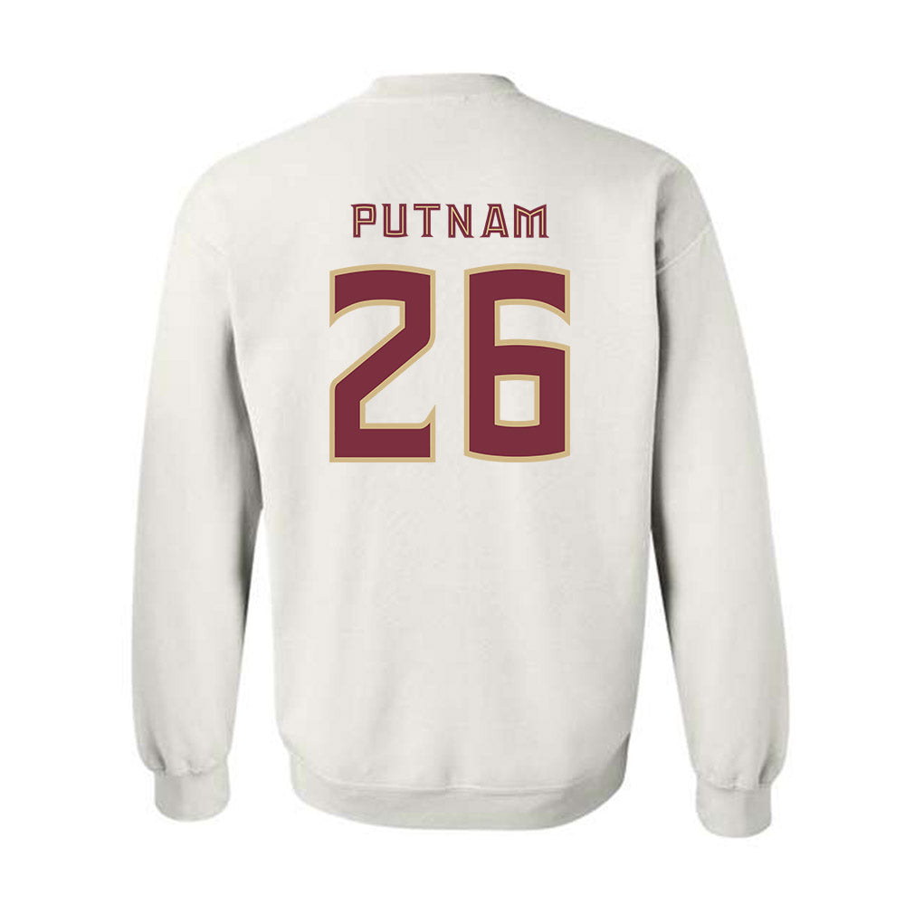 FSU - NCAA Baseball : Eli Putnam - Replica Shersey Crewneck Sweatshirt-1