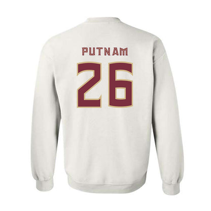 FSU - NCAA Baseball : Eli Putnam - Replica Shersey Crewneck Sweatshirt-1