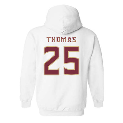 FSU - NCAA Men's Basketball : Justin Thomas - Replica Shersey Hooded Sweatshirt-1