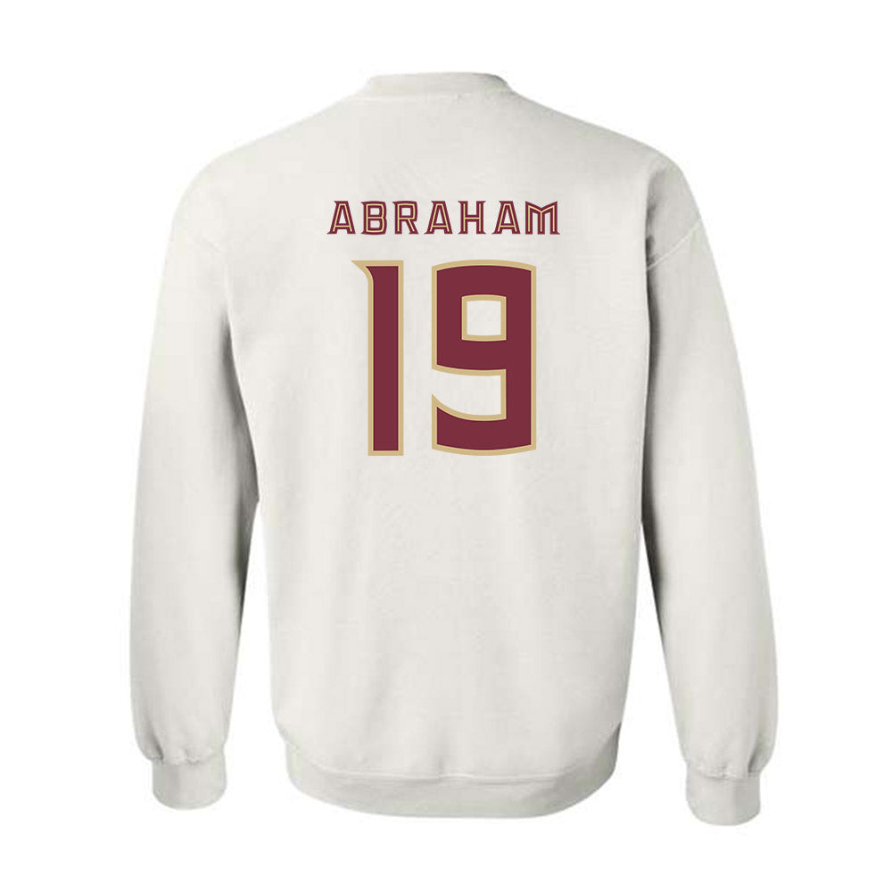 FSU - NCAA Baseball : John Abraham - Replica Shersey Crewneck Sweatshirt-1