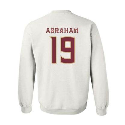 FSU - NCAA Baseball : John Abraham - Replica Shersey Crewneck Sweatshirt-1