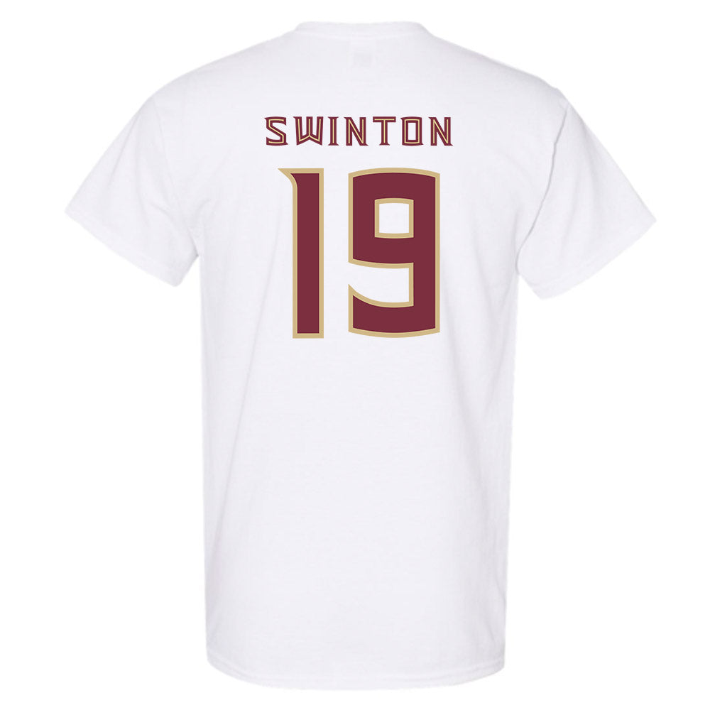 FSU - NCAA Men's Basketball : AJ Swinton - Replica Shersey T-Shirt-1