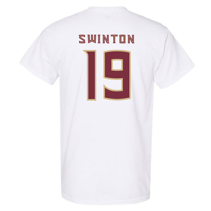 FSU - NCAA Men's Basketball : AJ Swinton - Replica Shersey T-Shirt-1