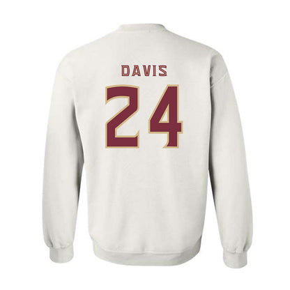 FSU - NCAA Women's Basketball : Pania Davis - Replica Shersey Crewneck Sweatshirt-1