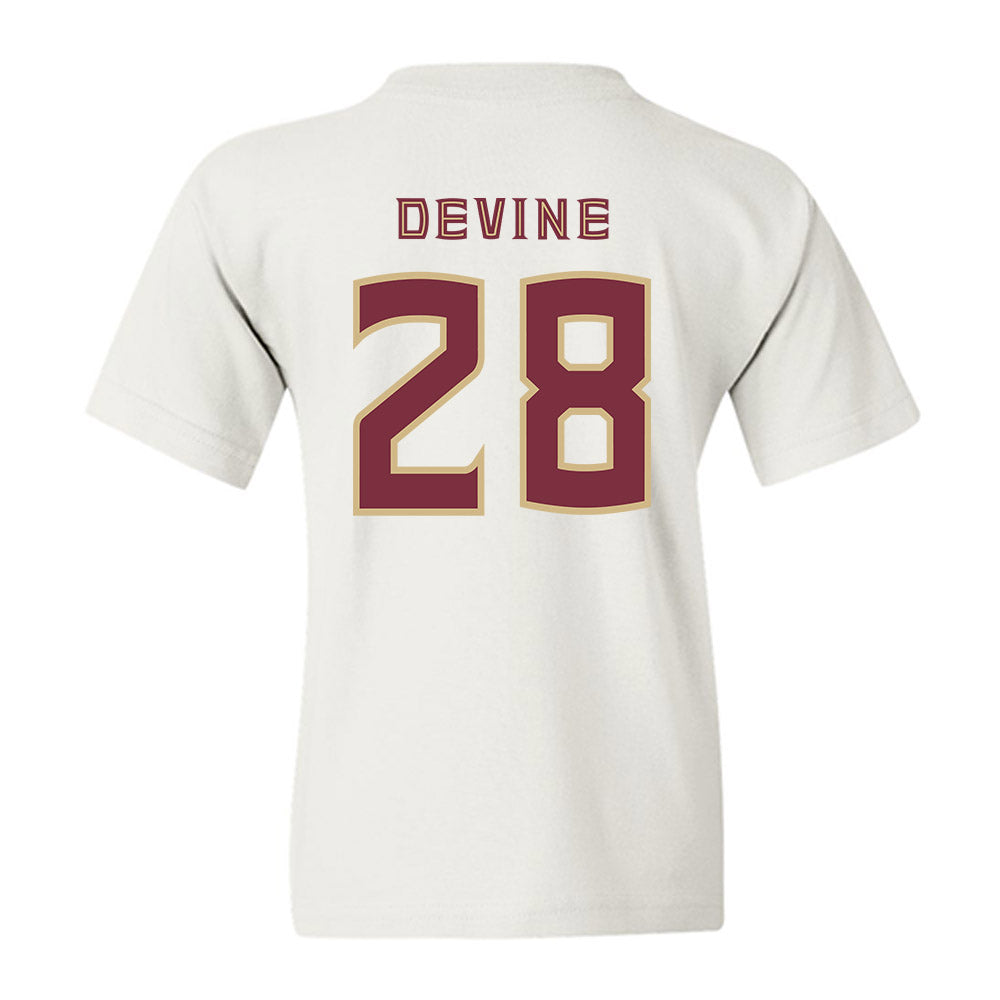 FSU - NCAA Women's Lacrosse : Aine Devine - Replica Shersey Youth T-Shirt-1