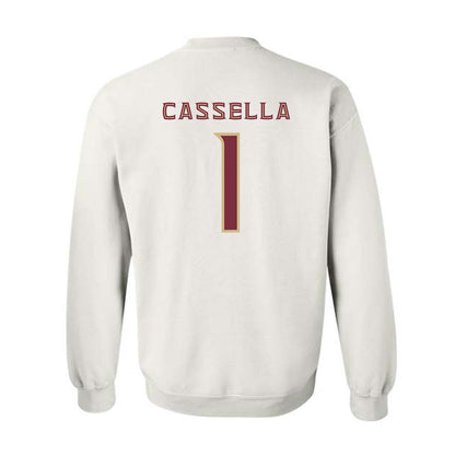 FSU - NCAA Women's Lacrosse : Sienna Cassella - Replica Shersey Crewneck Sweatshirt-1
