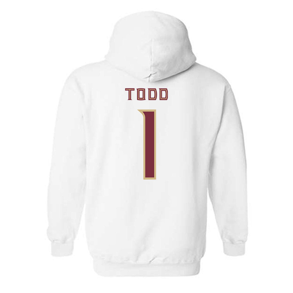 FSU - NCAA Women's Soccer : Adelyn Todd - Replica Shersey Hooded Sweatshirt
