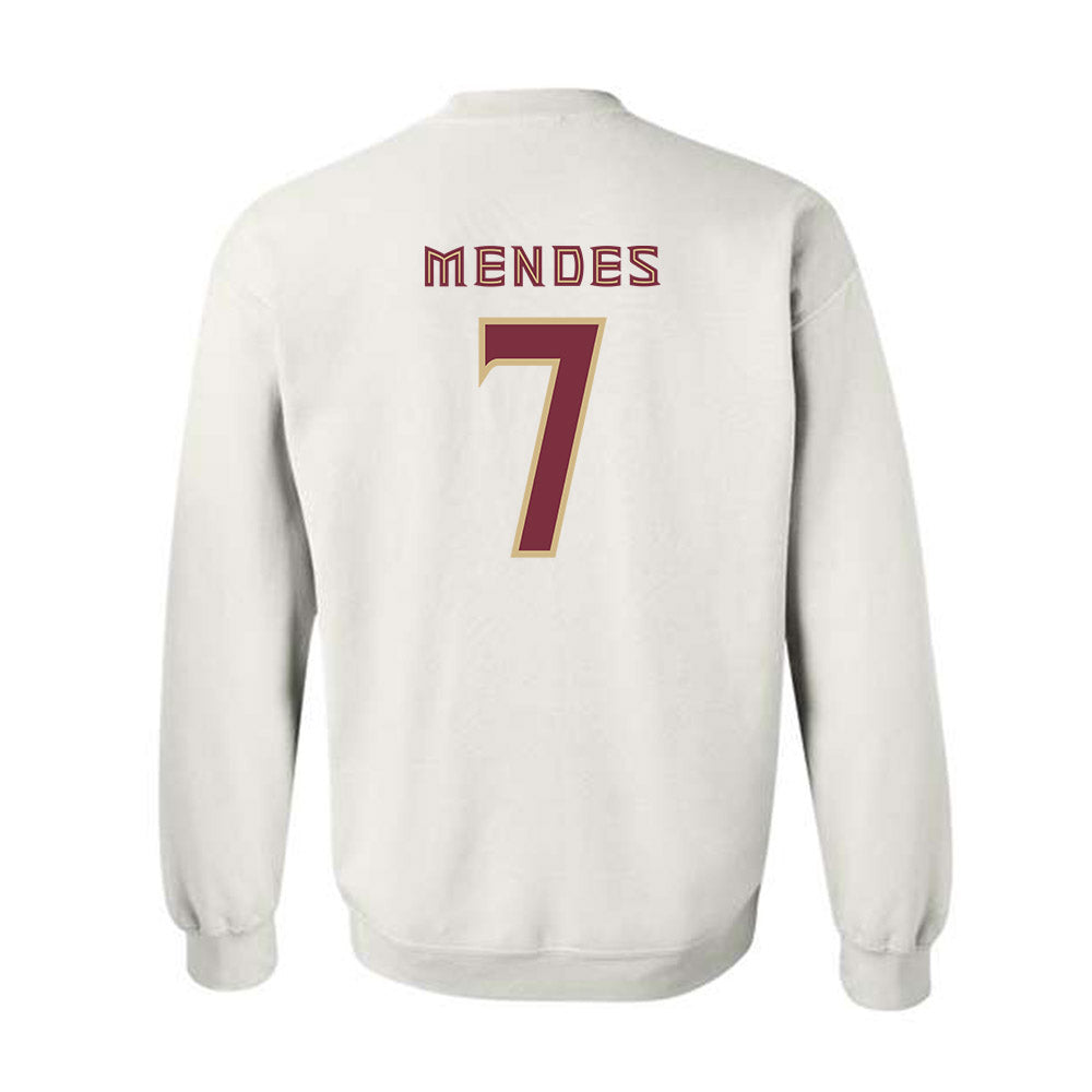 FSU - NCAA Baseball : Wes Mendes - Replica Shersey Crewneck Sweatshirt-1