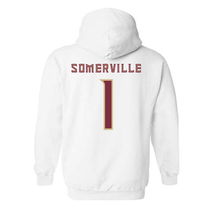 FSU - NCAA Men's Basketball : Martin Somerville - Replica Shersey Hooded Sweatshirt-1