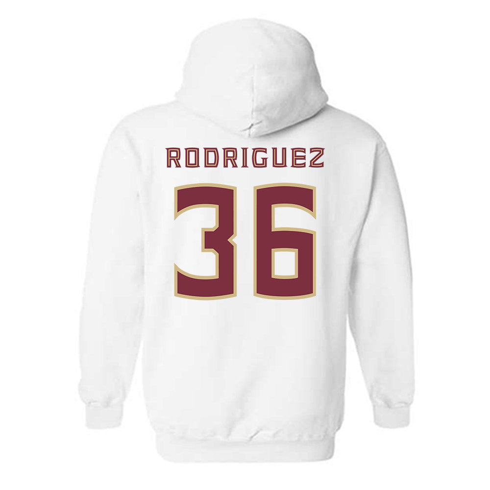 FSU - NCAA Baseball : Mookie Rodriguez - Replica Shersey Hooded Sweatshirt-1
