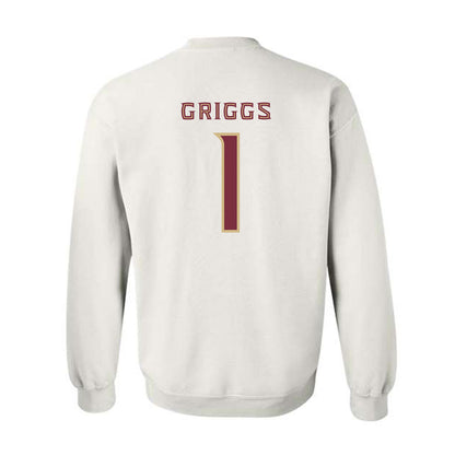 FSU - NCAA Softball : Hayley Griggs - Replica Shersey Crewneck Sweatshirt-1