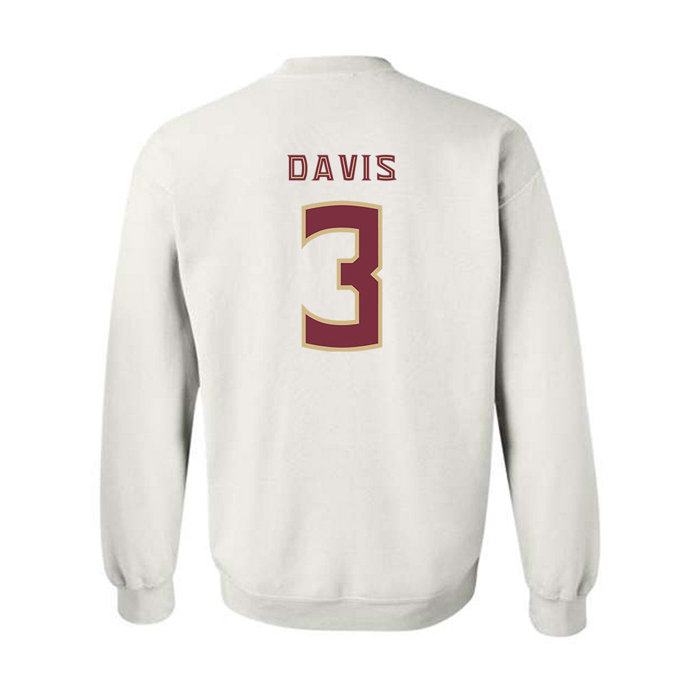 FSU - NCAA Football : Kam Davis - Replica Shersey Crewneck Sweatshirt