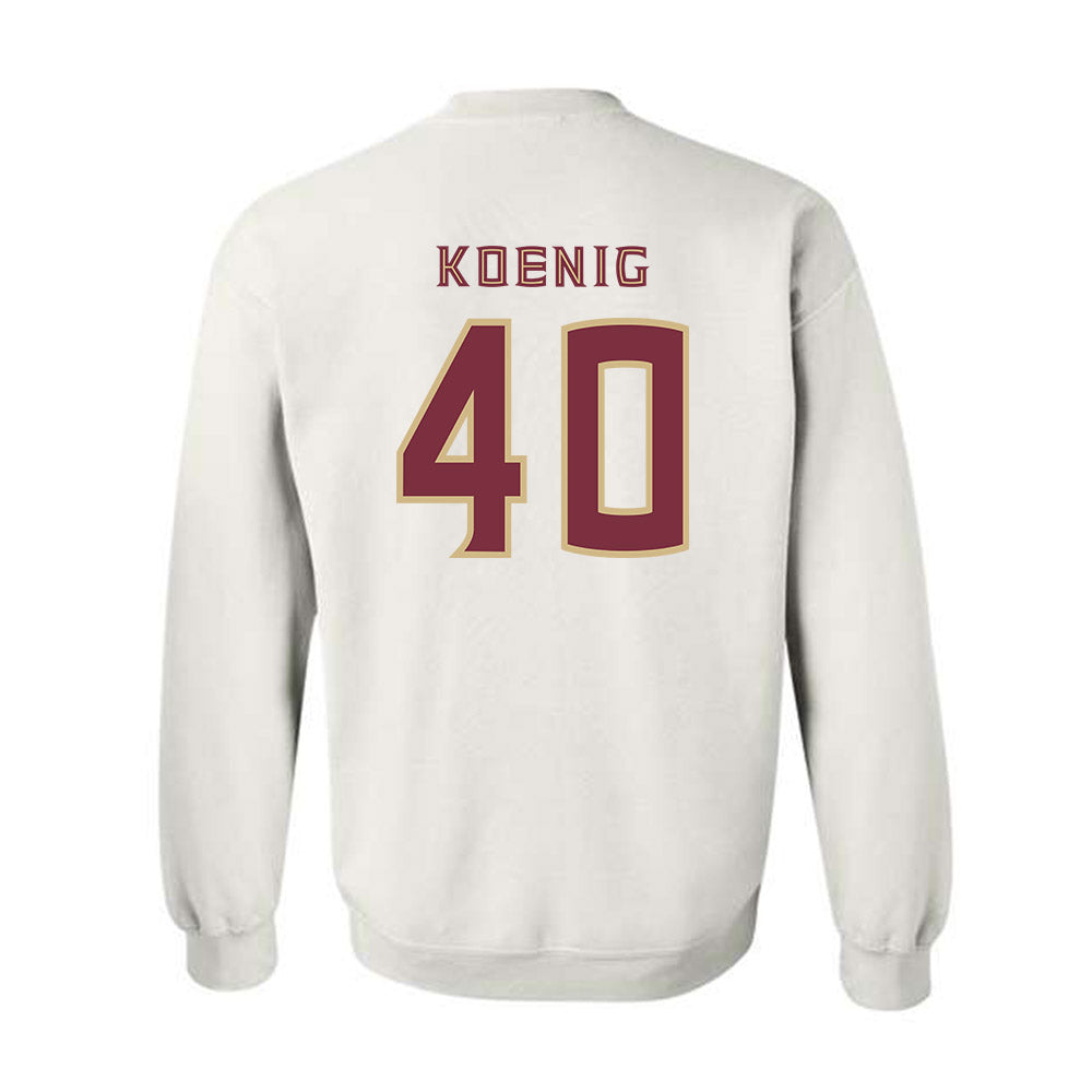 FSU - NCAA Beach Volleyball : Audrey Koenig - Replica Shersey Crewneck Sweatshirt-1