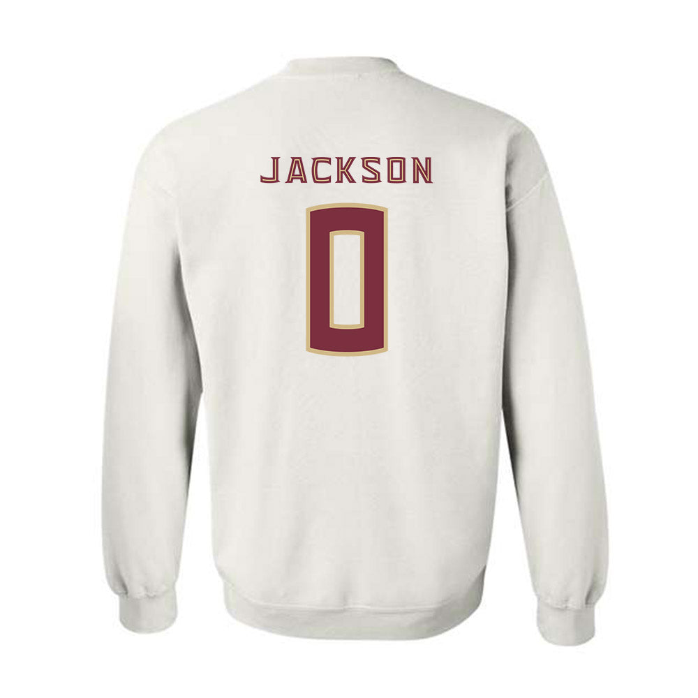 FSU - NCAA Men's Basketball : Chandler Jackson - Replica Shersey Crewneck Sweatshirt