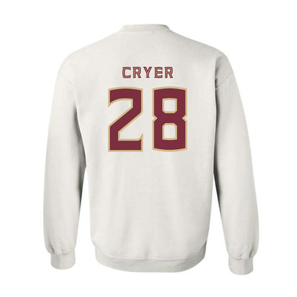 FSU - NCAA Football : Justin Cryer - Replica Shersey Crewneck Sweatshirt