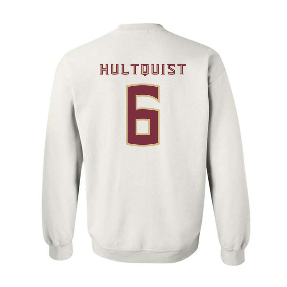 FSU - NCAA Beach Volleyball : Kenzie Hultquist - Replica Shersey Crewneck Sweatshirt-1