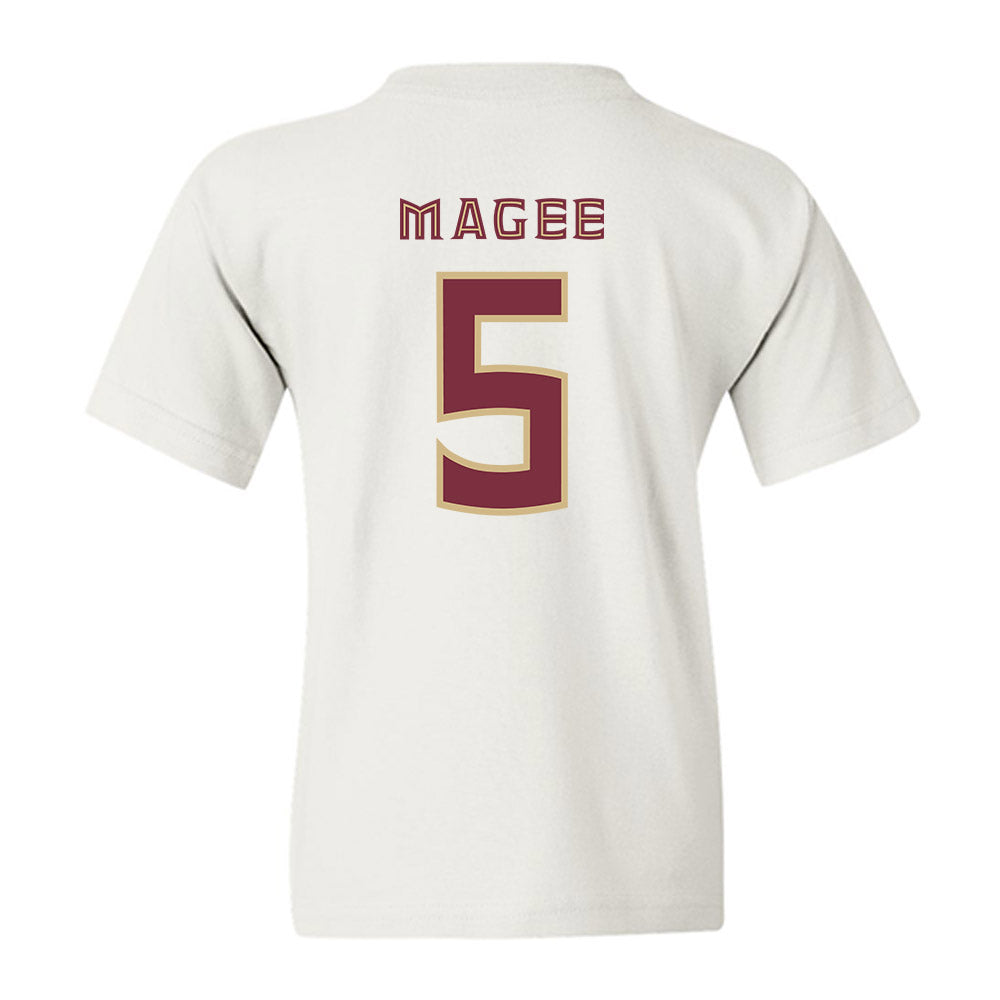 FSU - NCAA Men's Basketball : Kobe MaGee - Replica Shersey Youth T-Shirt-1
