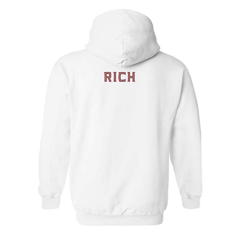 FSU - NCAA Men's Swimming & Diving : Andrew Rich - Replica Shersey Hooded Sweatshirt