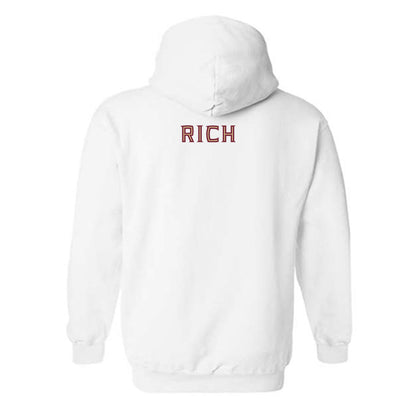 FSU - NCAA Men's Swimming & Diving : Andrew Rich - Replica Shersey Hooded Sweatshirt
