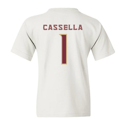 FSU - NCAA Women's Lacrosse : Sienna Cassella - Replica Shersey Youth T-Shirt-1