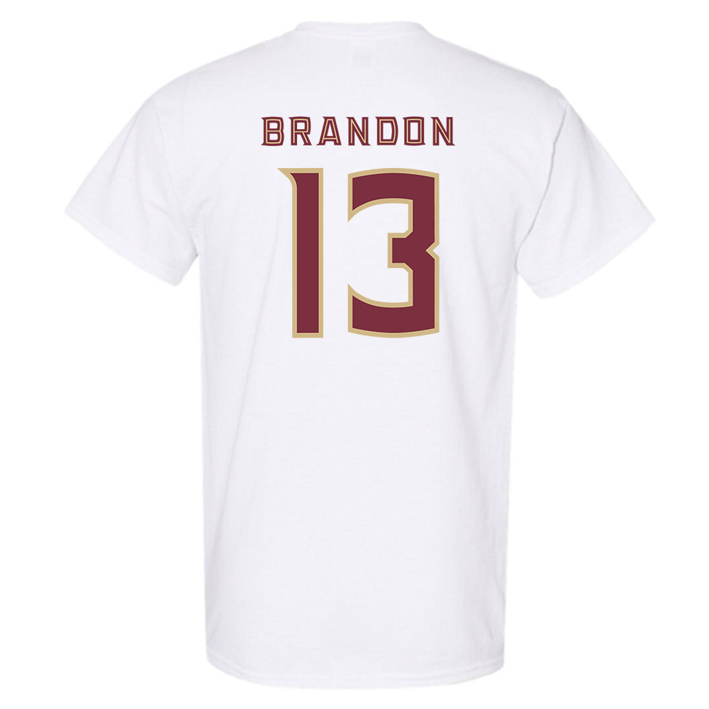 FSU - NCAA Women's Soccer : Mya Brandon - Replica Shersey T-Shirt-1