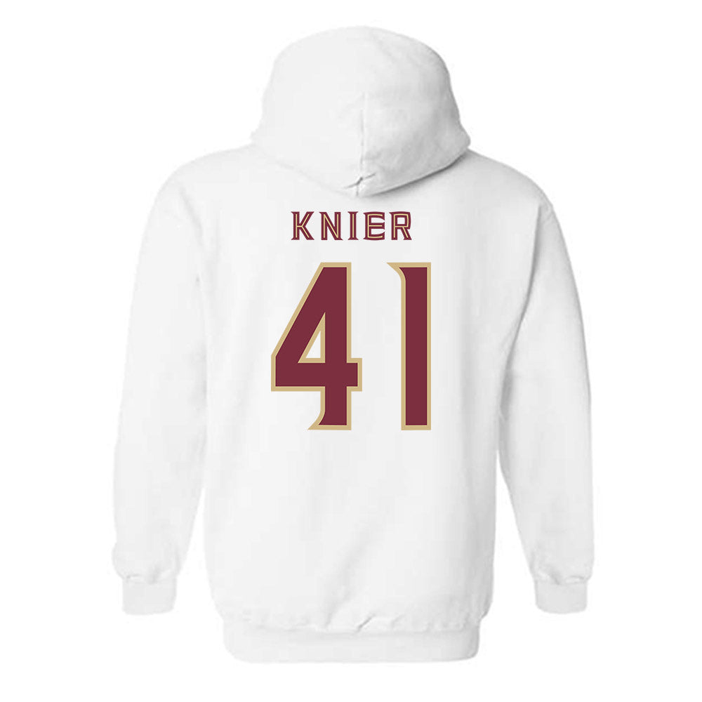 FSU - NCAA Baseball : Chris Knier - Replica Shersey Hooded Sweatshirt