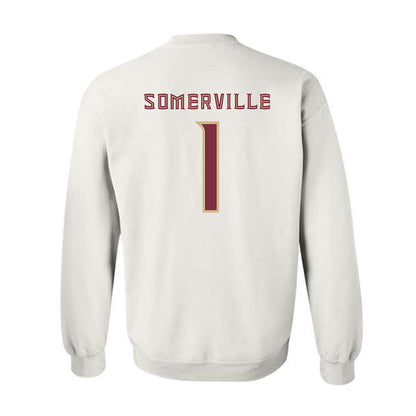 FSU - NCAA Men's Basketball : Martin Somerville - Replica Shersey Crewneck Sweatshirt-1