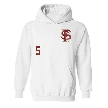 FSU - NCAA Baseball : Gabe Fraser - Replica Shersey Hooded Sweatshirt-0
