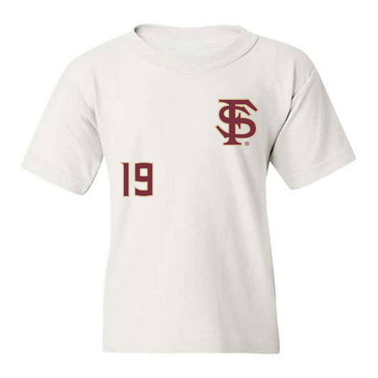 FSU - NCAA Men's Basketball : AJ Swinton - Replica Shersey Youth T-Shirt-0