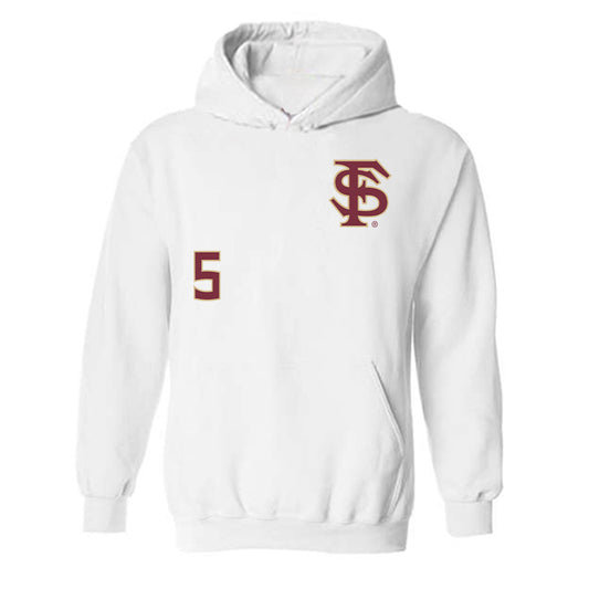 FSU - NCAA Baseball : Chase Williams - Replica Shersey Hooded Sweatshirt-0