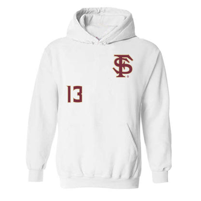 FSU - NCAA Baseball : Noah Sheffield - Replica Shersey Hooded Sweatshirt