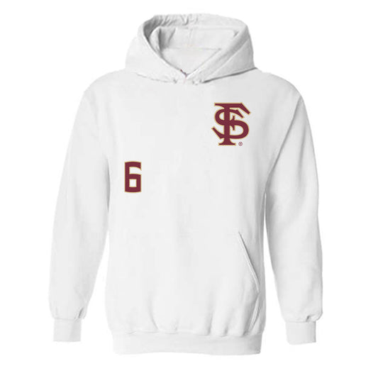 FSU - NCAA Beach Volleyball : Kenzie Hultquist - Replica Shersey Hooded Sweatshirt-0