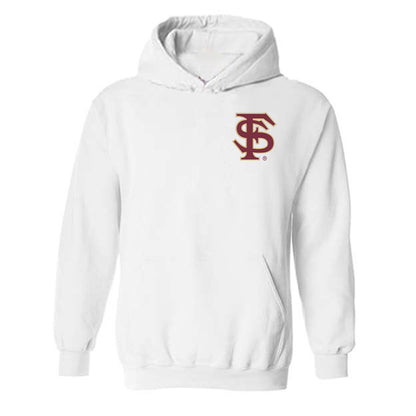 FSU - NCAA Men's Swimming & Diving : Liam O Connor - Replica Shersey Hooded Sweatshirt-0