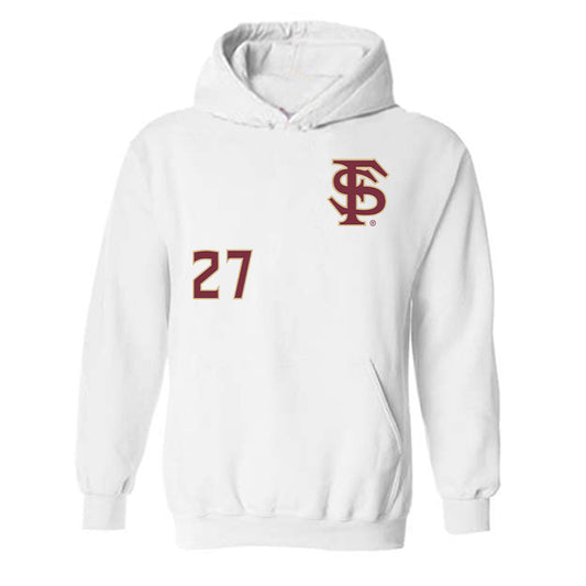 FSU - NCAA Football : Ashlynd Barker - Replica Shersey Hooded Sweatshirt