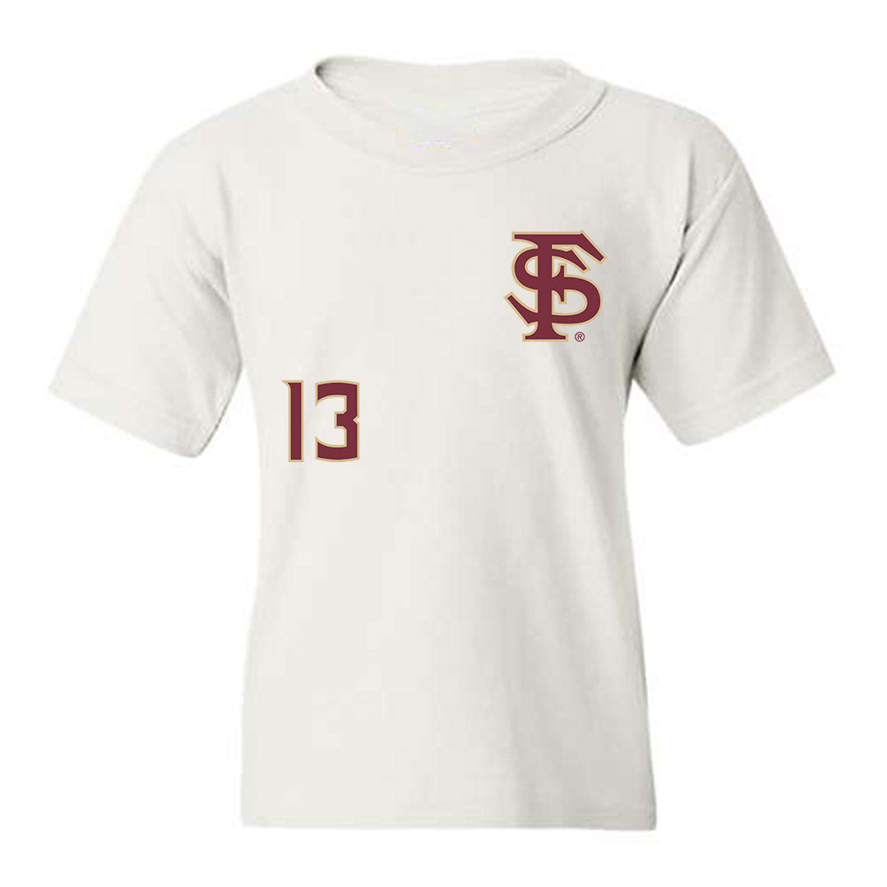 FSU - NCAA Women's Soccer : Mya Brandon - Replica Shersey Youth T-Shirt-0