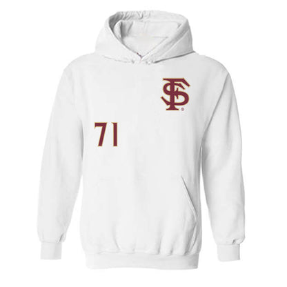 FSU - NCAA Football : JaElyne Matthews - Replica Shersey Hooded Sweatshirt-0