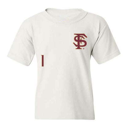 FSU - NCAA Baseball : Chase Williams - Replica Shersey Youth T-Shirt-0