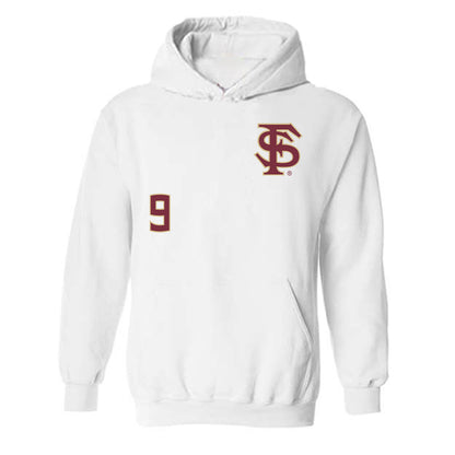 FSU - NCAA Baseball : John Stuetzer - Replica Shersey Hooded Sweatshirt-0