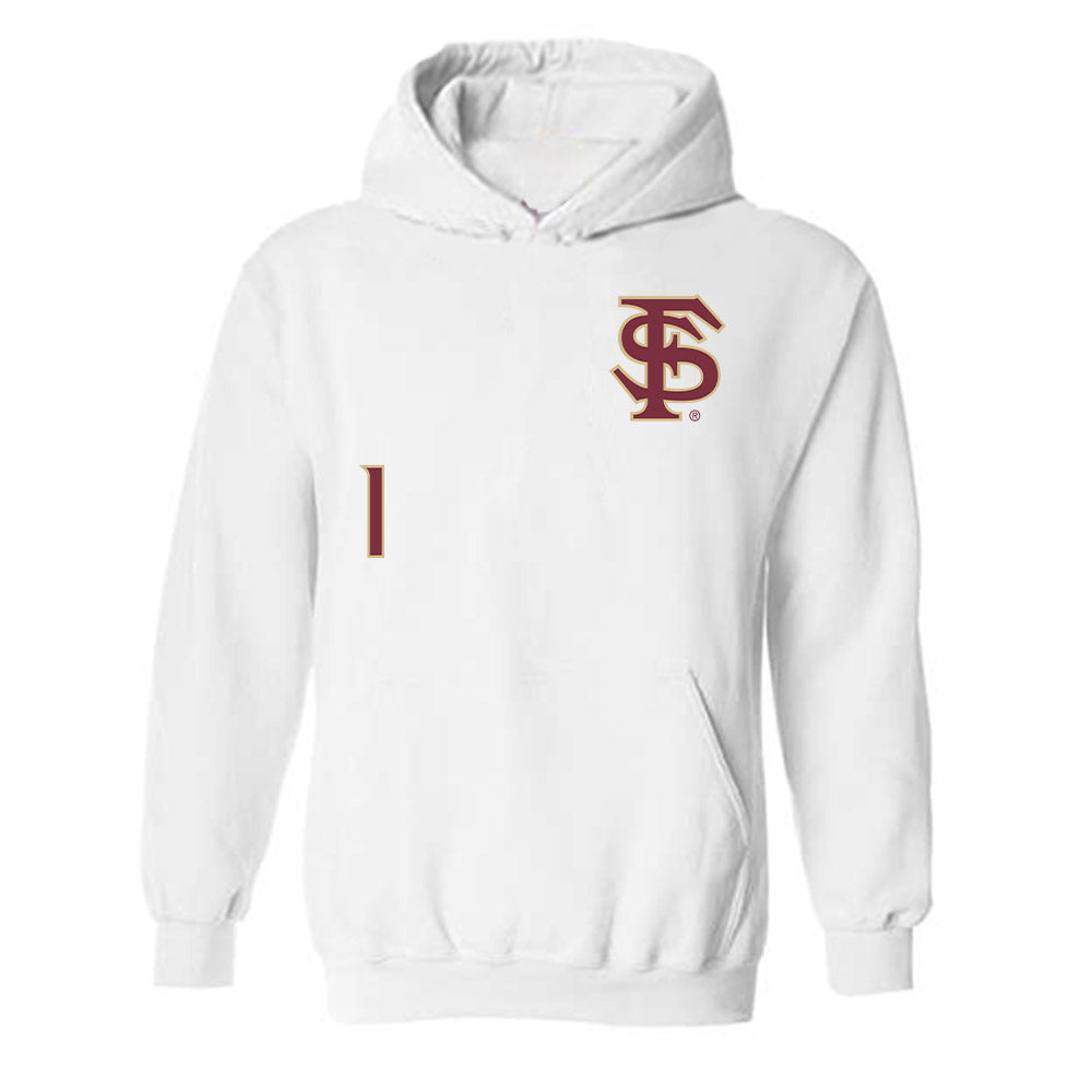 FSU - NCAA Baseball : Chase Williams - Replica Shersey Hooded Sweatshirt-0