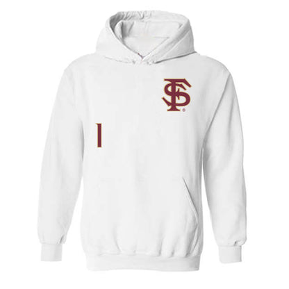 FSU - NCAA Baseball : Chase Williams - Replica Shersey Hooded Sweatshirt-0