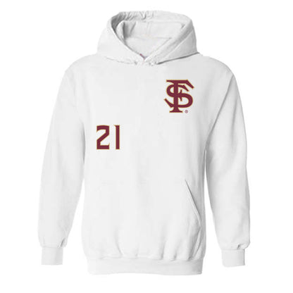 FSU - NCAA Men's Basketball : Alier Maluk - Replica Shersey Hooded Sweatshirt